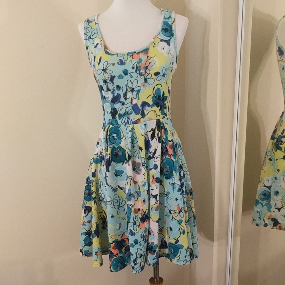 Flower Stretchy Dress